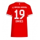 Bayern Munich Alphonso Davies #19 Replike Domaci Dres za Ženska 2025-26 Kratak Rukav